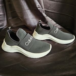 Calvin Klein, Women's Size 8, Black Sneaker